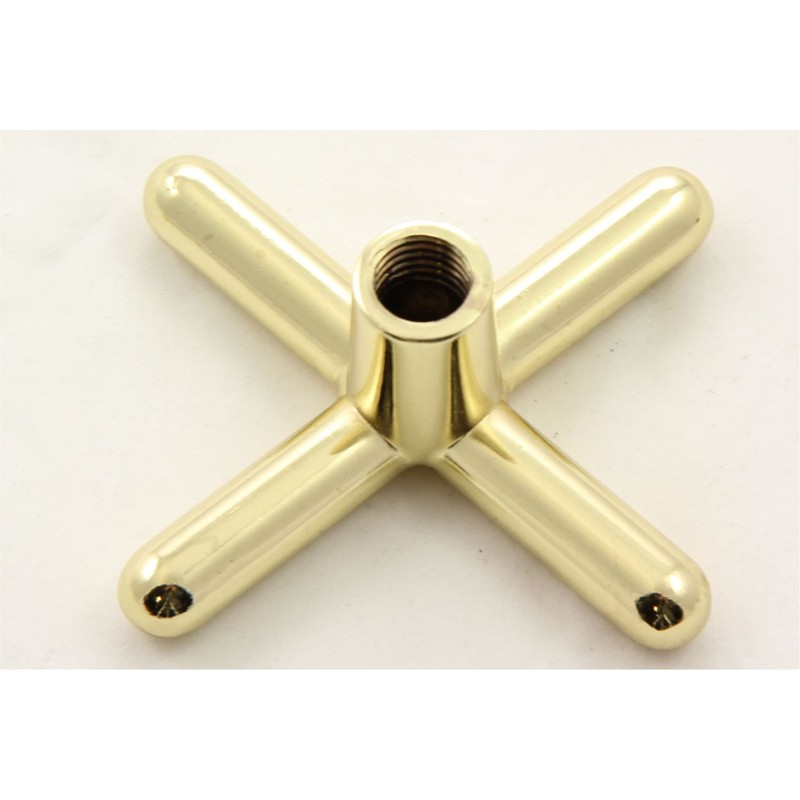 TOELESS Brass CROSS Rest Head For Snooker Or Pool