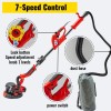 Electric Drywall Sander 850W 800-1750RPM Variable Speed Foldable Handle For
