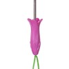 Kidorable Lotus Flower Pink/Yellow Umbrella for Girls w/Fun Flower Handle,