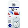 Go Travel AUS - UK Travel Adapter, White