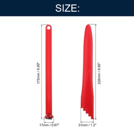 sourcing map 2 Pcs Canning Supplies, Canning Rack Kits Included Magnetic Lid Lifter, Canning Bubble Popper Bubble for Ball Jars, Mason Jars, Red