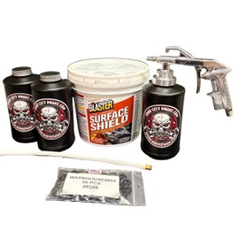 Complete PB Blaster Amber Semi-Pro Undercoating Gun Kit – (3 B Quart Bottles)