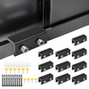 10 Sets Sliding Window Locks with Keys – Heavy-Duty Metal