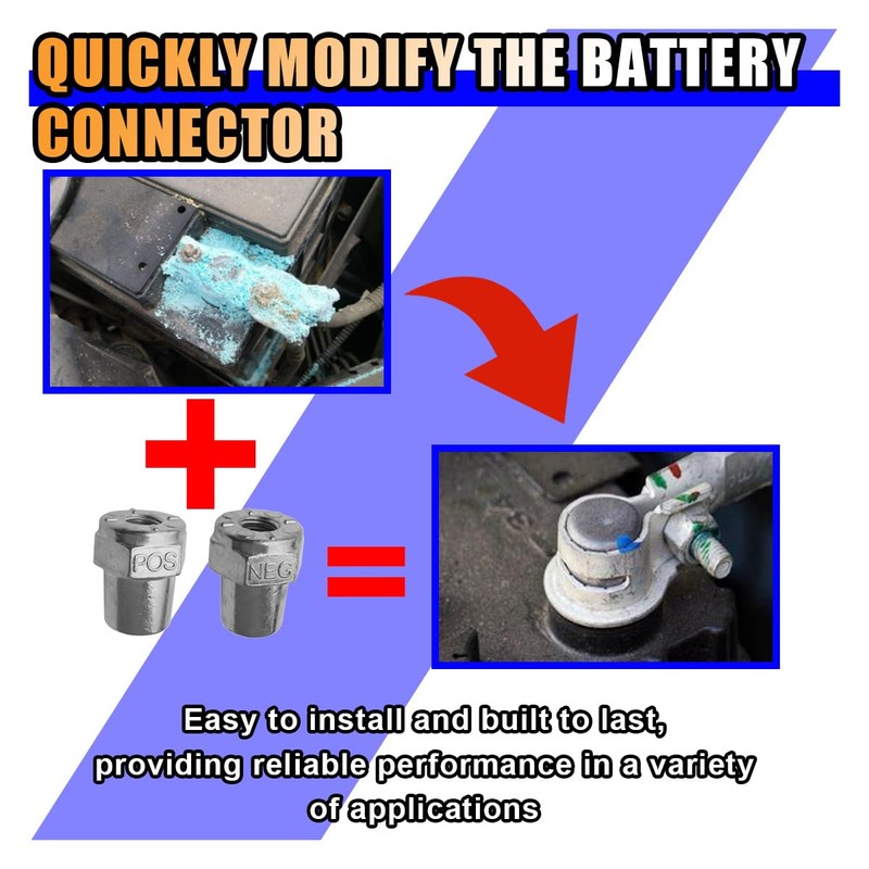Car Battery Post Adapter, Car Positive Negative Battery Post Terminal,