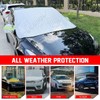 CHUSYYRAY Extra Large Magnetic Windshield Snow Ice Cover For ALL