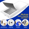 Magnetic Vent Covers, Air Vent Covers, UPGRADED 12" x 12",