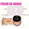 Sheló Nabel Polvo De Arroz Natural Y Fijador De Maquillaje,