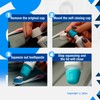 3 Pcs Toothpaste Squeezer Roller with 4 Toothpaste No-Mess Caps,