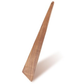 Skinny Wooden Spurtle for Sourdough Starter, 12 Inch Sourdough Stirring Stick, Flat Wooden Spurtles Kitchen Tools, Egg Flipping Spatula, Spurtle Spatula for Kitchen Cooking