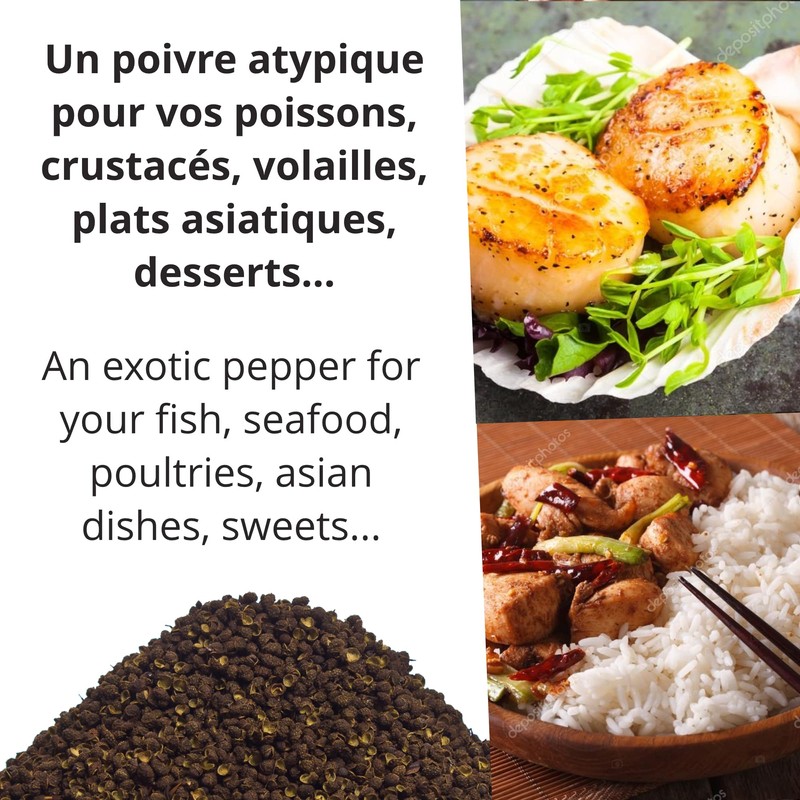 KHLA - Sichuan green peppercorns - Fair Trade - 500g