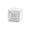 sourcing map Indium Cube, 0.5 Inch High Density Metal Element