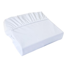 NANGAL BEDDING | Small Double/4ft Microfiber Fitted Sheet White | Premium Quality 100GSM Ultra Soft Brushed Fabric | 14 Inch Extra Deep Pocket | All Around Elastic | Breathable | Shrink&Fade Resistant