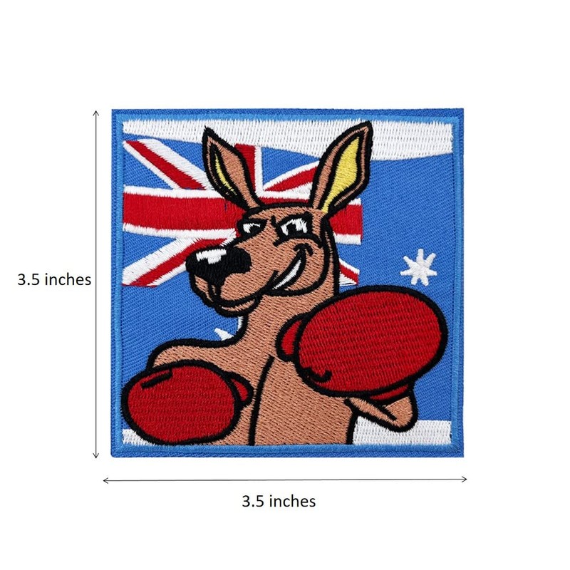 Australia Kangaroo Embroidered iron on Patch