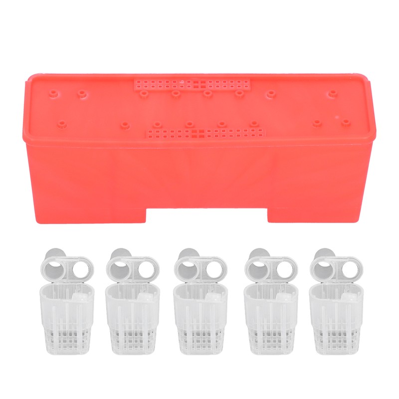20Pcs Bee Queen Transporting Catcher Plastic Cage Container Beekeeping Equipment