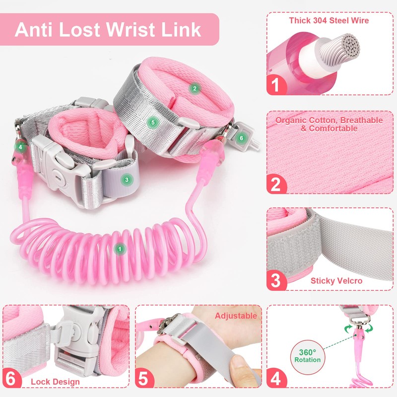 Accmor Toddler Leash Backpack Harness, Cute Kid Dinosaur Backpacks with