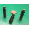 Kmac Alloy Steel Set Screws, Brass Tip, 3/8-16 x 1
