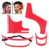 4 Pieces Beard Shaping and Styling Tool, Moustache Edge Shaving