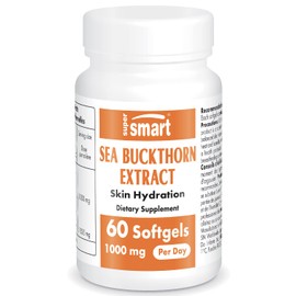 Supersmart - Sea Buckthorn Extract 500 mg - Sea Buckthorn Extract with Omega 7 Helps with Infections & Digestive Problems | Non-GMO & Gluten Free - 60 Softgels
