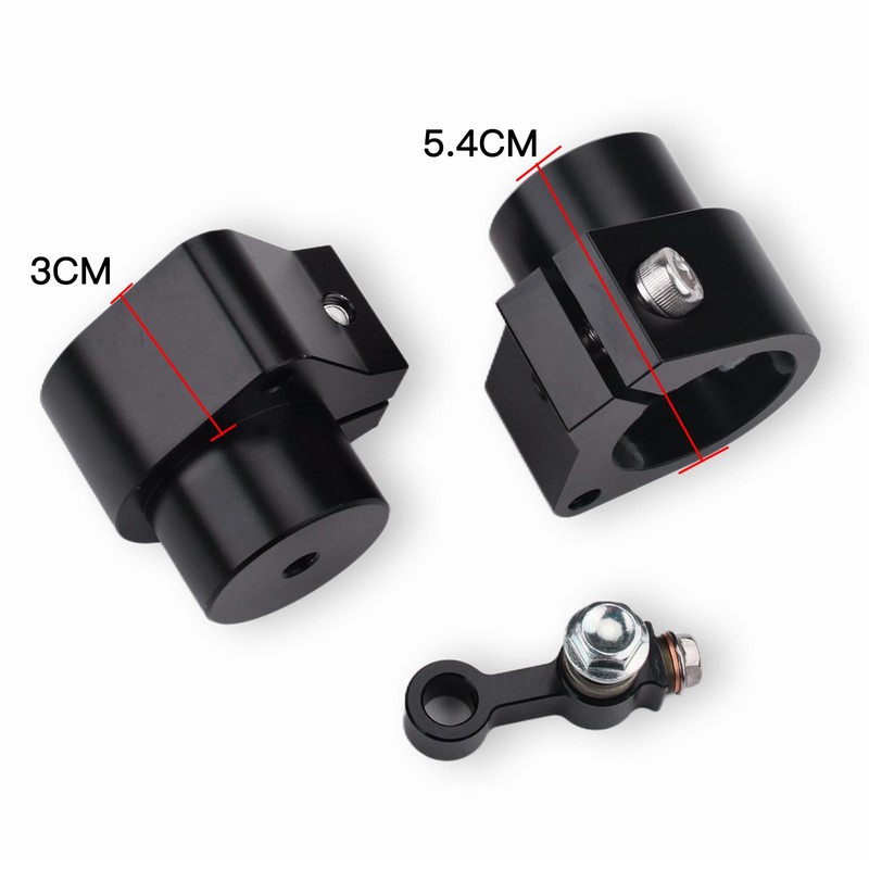 LEDISHUN Motorcycle Kawasaki Ninja 400 (2018-2024) Ninja 250 (2019-2024) Steering