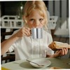 ABOOFAN 6Pcs 190ml Stainless Steel Kids Water Cups Handle Unbreakable