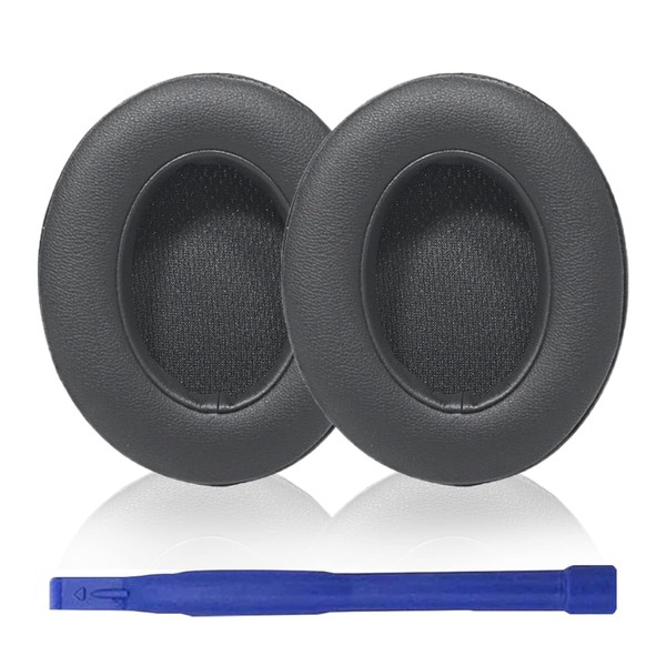 Aiivioll Studio3 Replacement Earpads, Compatible with Beats Studio 2 & 3 (B0501, B0500) Wired/Wireless Headphones, Earpads with Soft Protein Leather, Noise Isolation Memory Foam (Titanium gray)