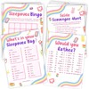 Mecholey Sleepover Party Supplies 8-12, Sleepover Games for Girls 10-12,4