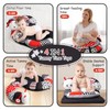 Koty Tummy Time Toys, 2-in-1 Black and White Caterpillar Tummy