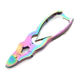 PRECISE CANADA: MULTI COLOR MYCOTIC TOE NAIL NIPPERS 6" DOUBLE ACTION RAINBOW COLOR