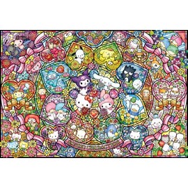 [Made in Japan] Beverly 1000-088 Piece Jigsaw Puzzle Sanrio Characters Stained Glass (19.3 x 28.3 inches (49 x 72 mm),
