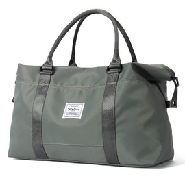 Travel Duffel Bag, Sports Tote Gym Bag, Shoulder Weekender Overnight Bag for Women,Olive Green