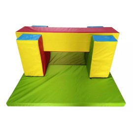 JUEGA & APRENDE Viga De Equilibrio Para Estimulación Temprana+colchoneta