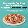 Euro Cuisine PM600 Rotating Pizza Maker with 12 Inch Non-stick