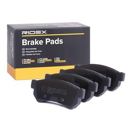 RIDEX Brake Pads Set Brake Blocks Brake Stones Set Rear without Accessories