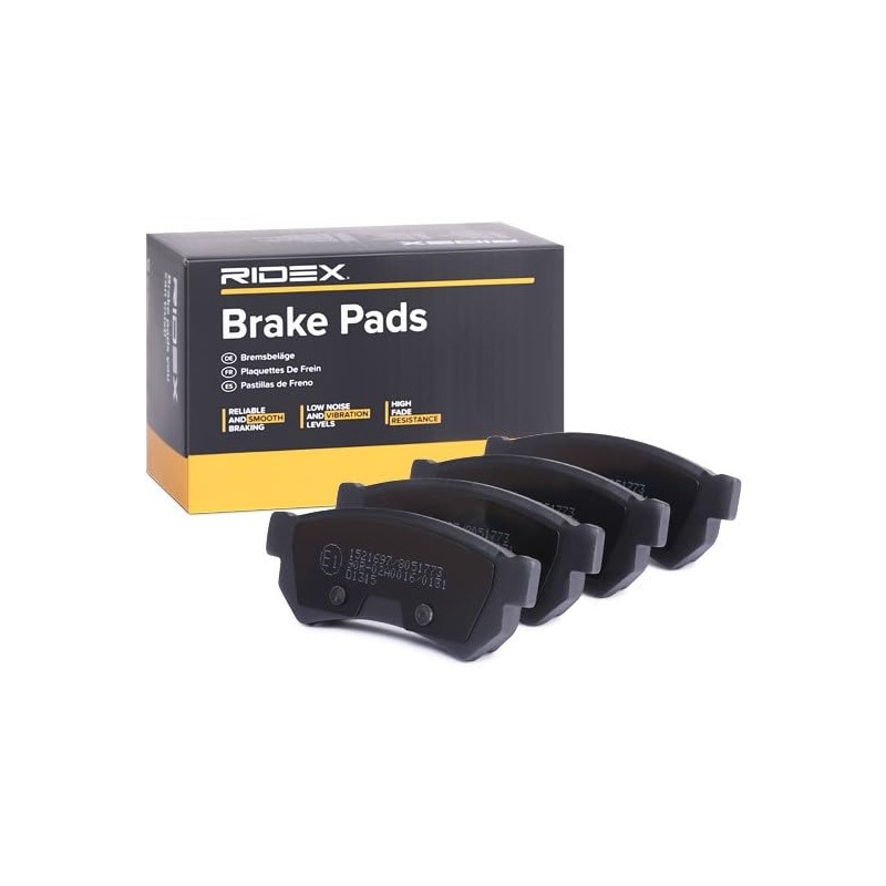 RIDEX Brake Pads Set Brake Blocks Brake Stones Set Rear