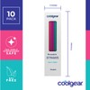 Cool Gear 10-Pack Reusable 11 Inch Drinking Straws | Eco-Friendly,