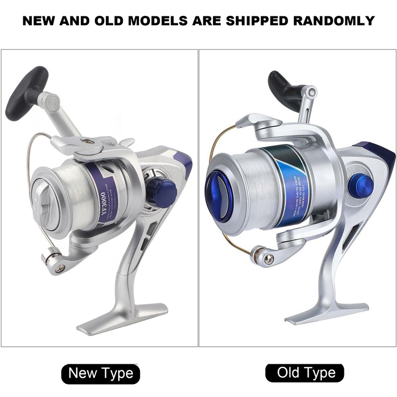 Plastic Spinning Reel Fishing 12BB for Fresh/Salt Water Sea Fishing