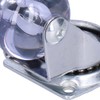 4 Pcs Swivel Caster Heavy Duty Stainless Steel Transparent PU