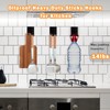 TONHTCAT Adhesive Hooks, Stick on Stainless Steel Towel Robe Razor