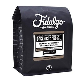 Organic Espresso, Whole Bean, 12oz case of 6