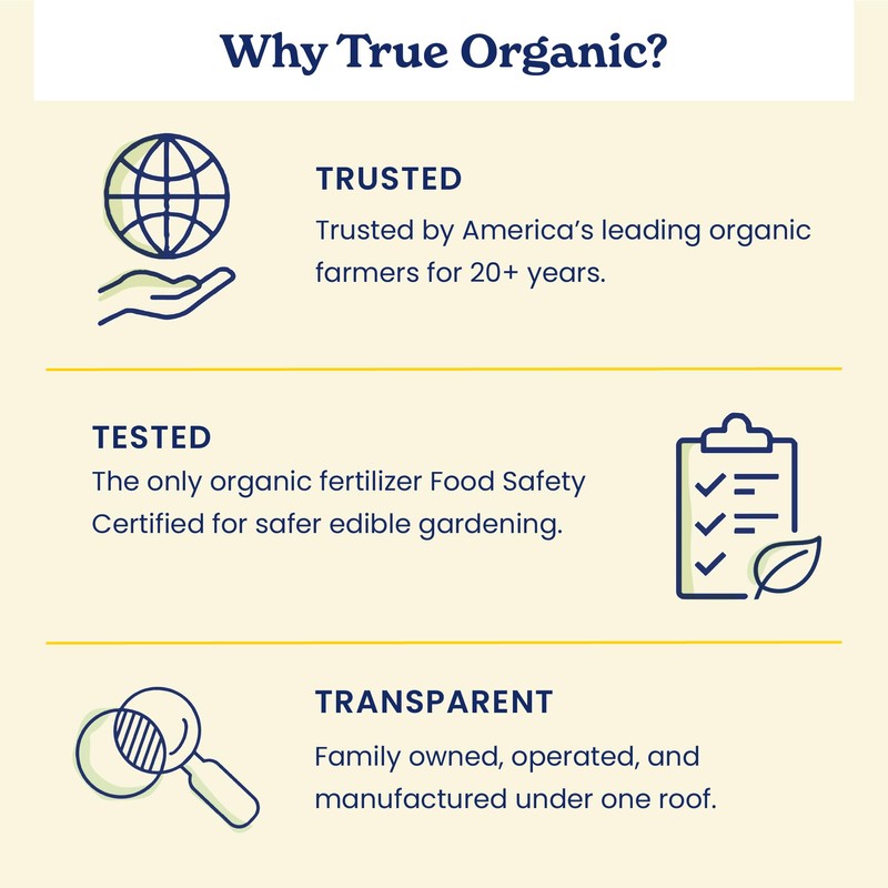 True Organic Fruit & Nut Food – Organic Fertilizer for