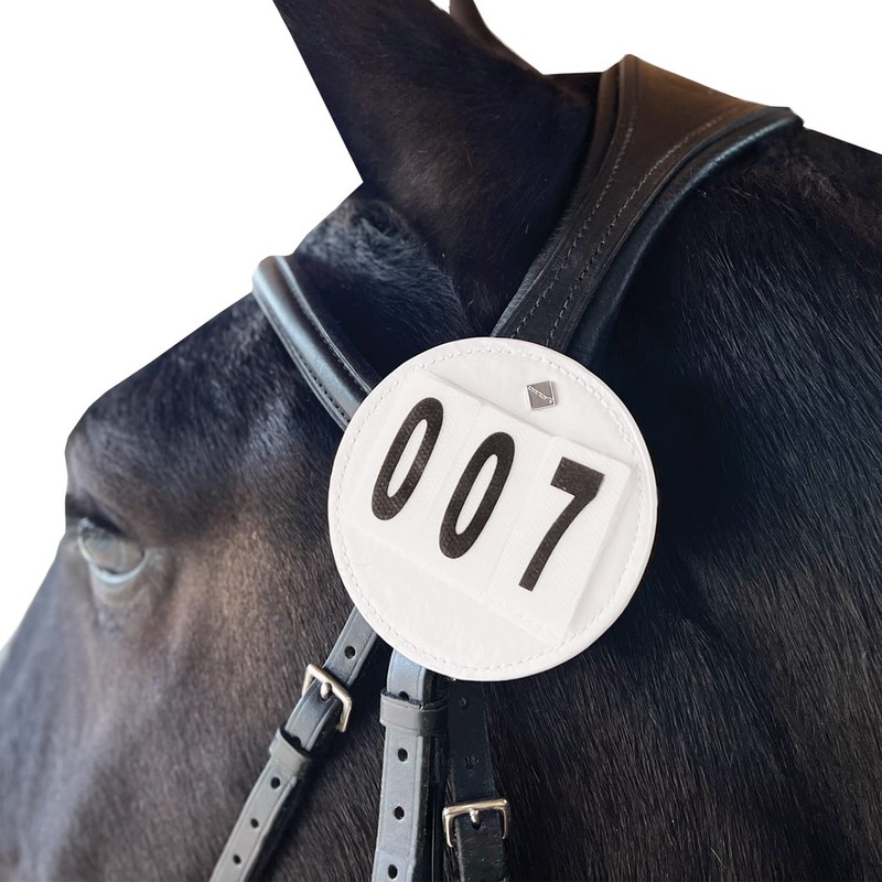 Equetech Luxe Dressage Bridle Number Holders - 2 colours NEW