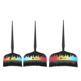 Hair Color Brush Tool kit - for Hair Styling Salon Home DIY Barber - 3PCS (Yellow)