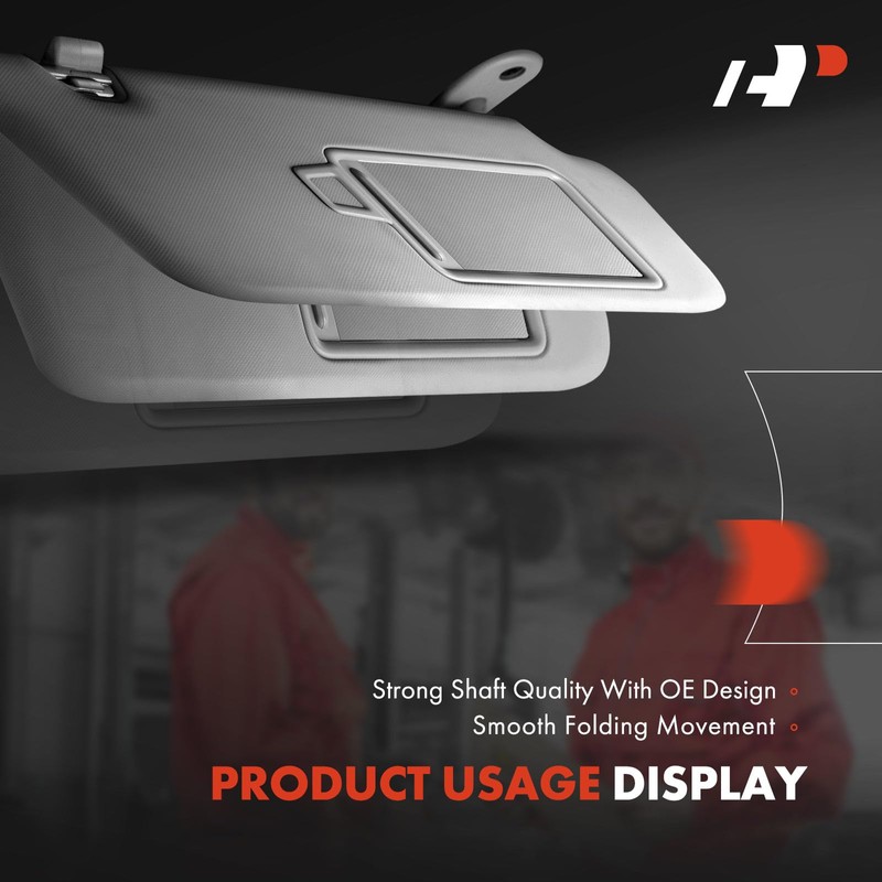 A-Premium Driver & Passenger Sun Visor Compatible with Nissan Altima