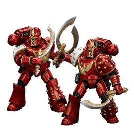 JOYTOY 1/18 Action Figure Warhammer 30K The Horus Heresy Thousand Sons Khenetai Occult Cabal Blademaster and Blade 2PCS Collection Model 4.72 inch