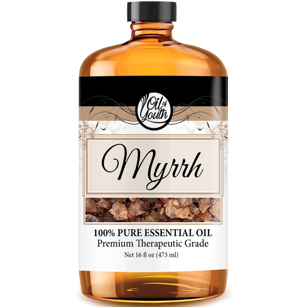 Oil of Youth Essential Oils 16oz - Myrrh Essential Oil - 16 Fluid Ounces