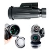 12x50 HD Monocular Telescope with BAK4 Prism & FMC,24mm Wide-Field