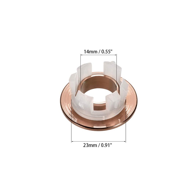 sourcing map Sink Cover Overflow Cover Copper Insert in Hole