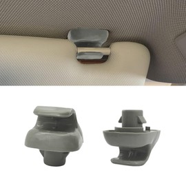 Lyxheth 2PCS Interior Sun Visor Clips, Car Visor Clip, Sun Visor Support Clip, Sunvisor Retainer Clips Sunvisor Clip Fit for Honda Accord OEM #88217S04003ZA 88217-S04-003ZA (Original Factory Gray)
