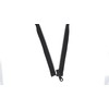 Zip for Jackets, Plastic, Zips, Separable (Black, 70 cm)