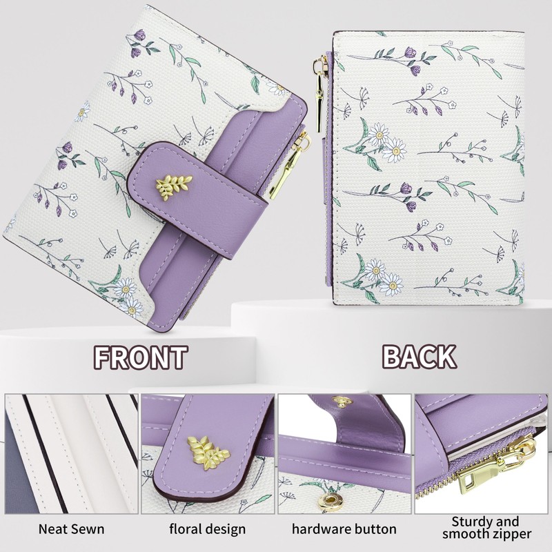 Farcauo Womens Wallet with RFID Cute Small Wallets for Women